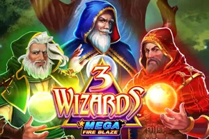 Playtech : Mega Fire Blaze: 3 Wizards - HEROBET168